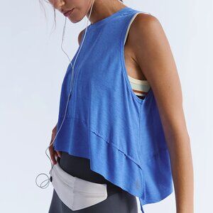 FP Movement Tempo UV Protection Tank Womens Size L / XL Riviera Blue NWT